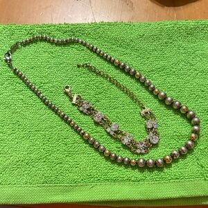 Elegant Gold and Silver Necklace